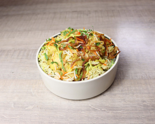 Chicken Biriyani with born