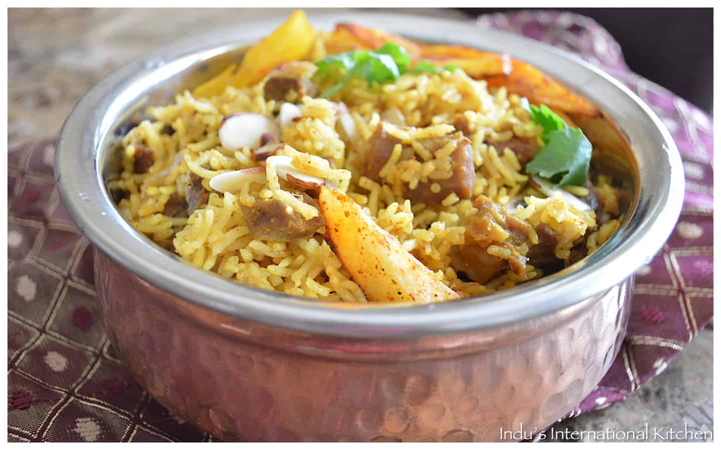 Lamb biriyani