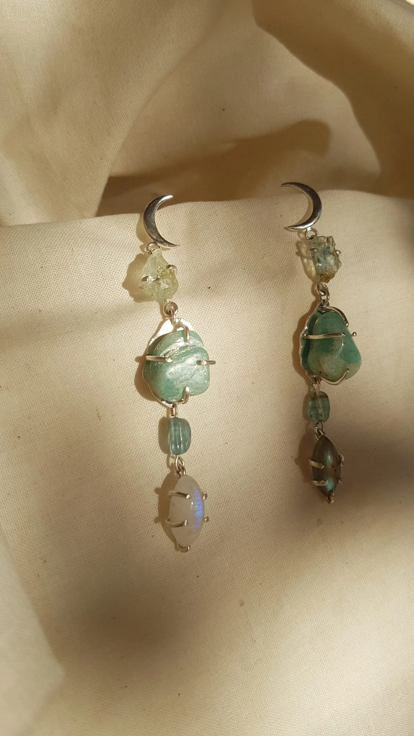 Pendientes Agua de Luna 