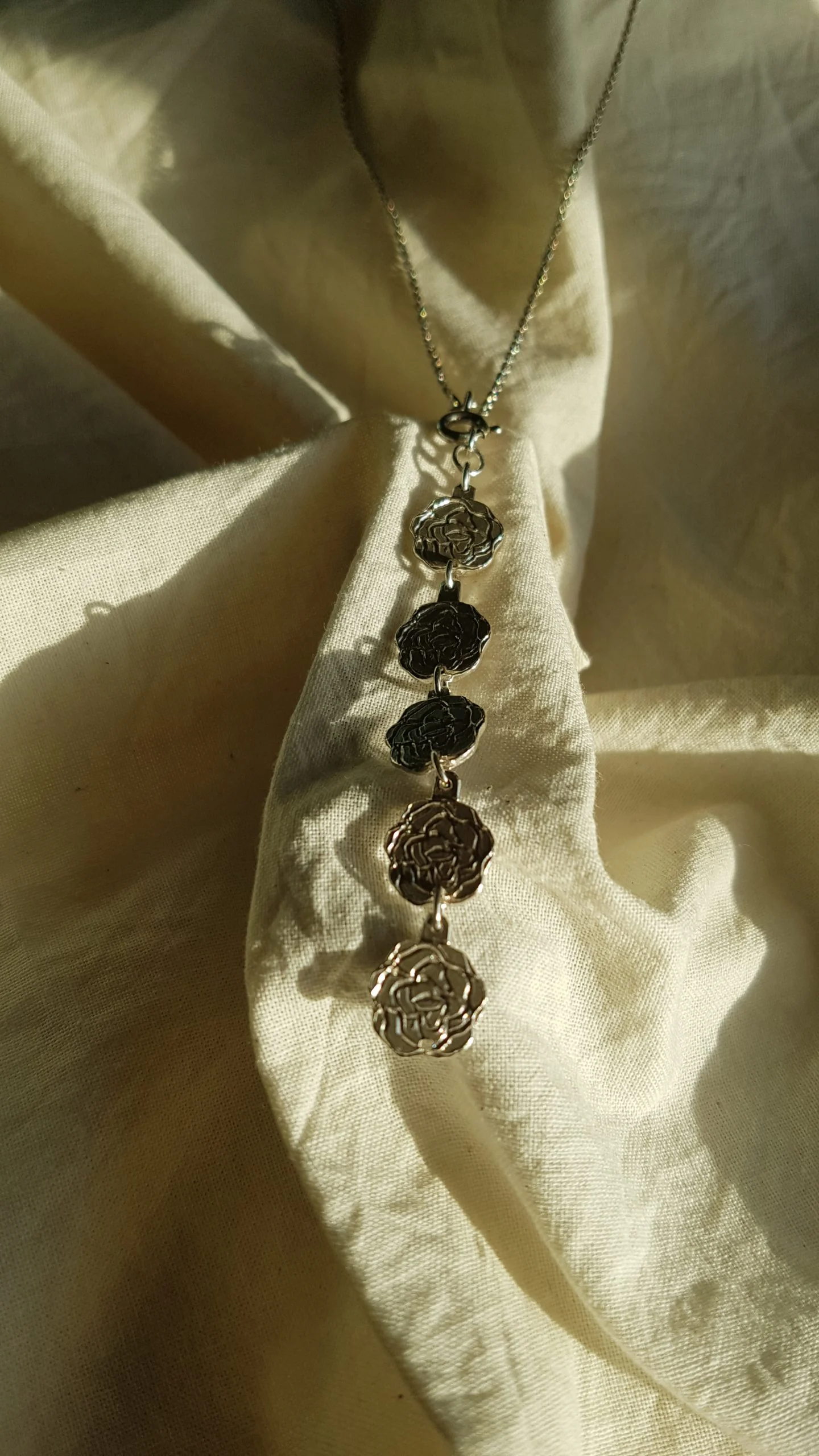 Cadena con colgante modular rosa R3