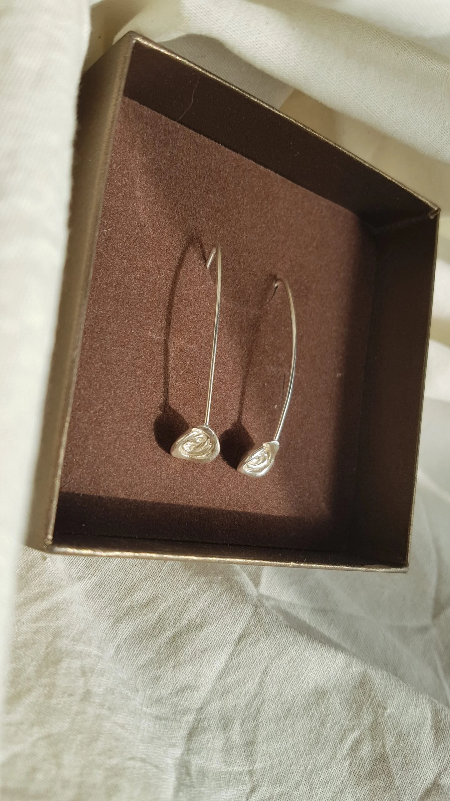 Pendientes largos rosita pequeña R6