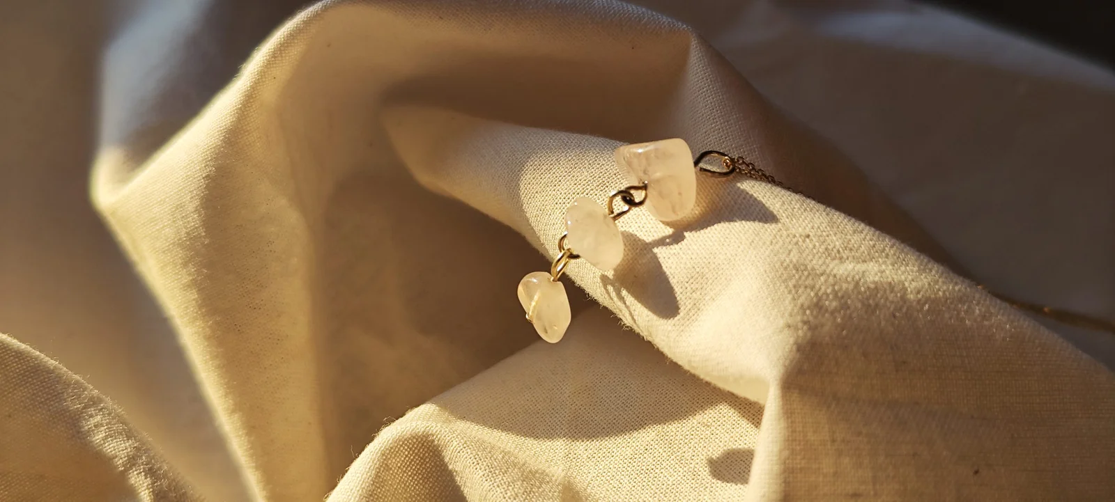 Colgante modular cuarzo rosa 