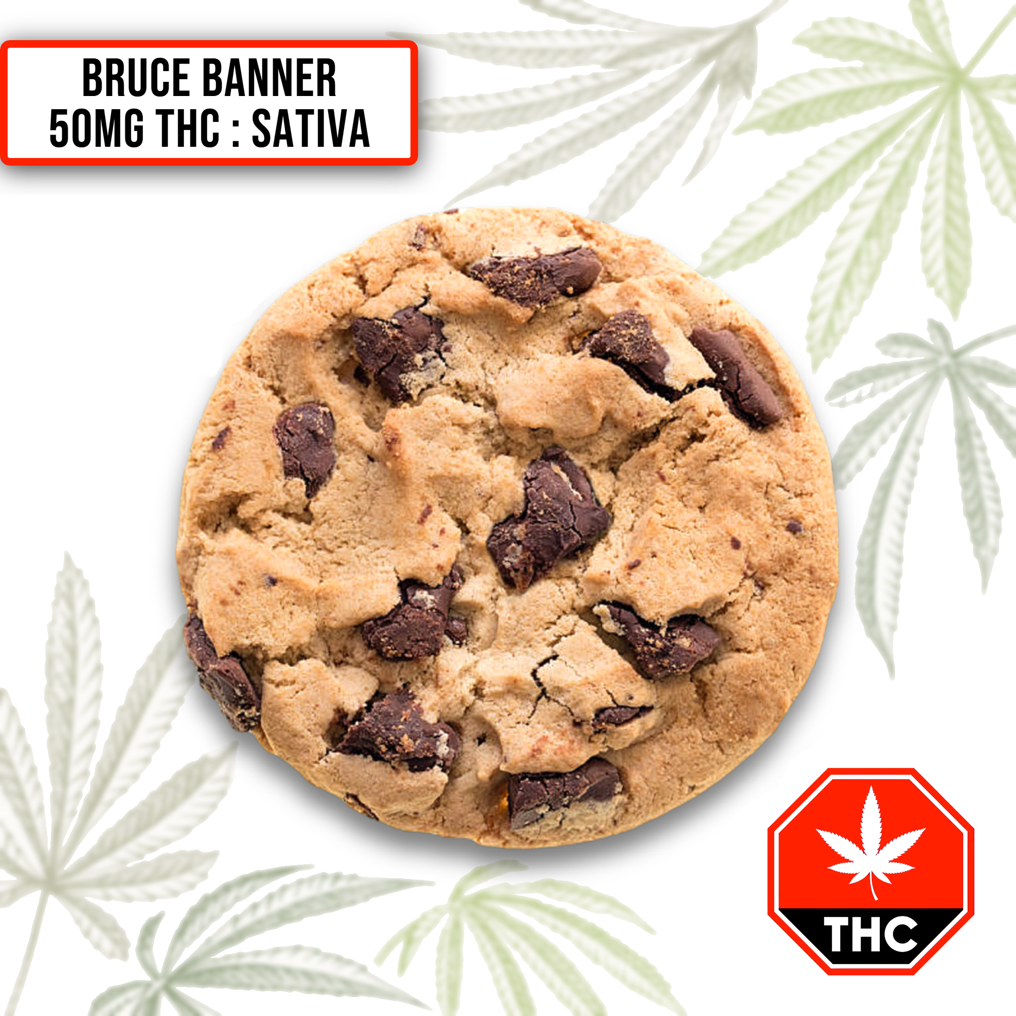 Bruce Banner Sativa Cannabis Cookie (50Mg THC)