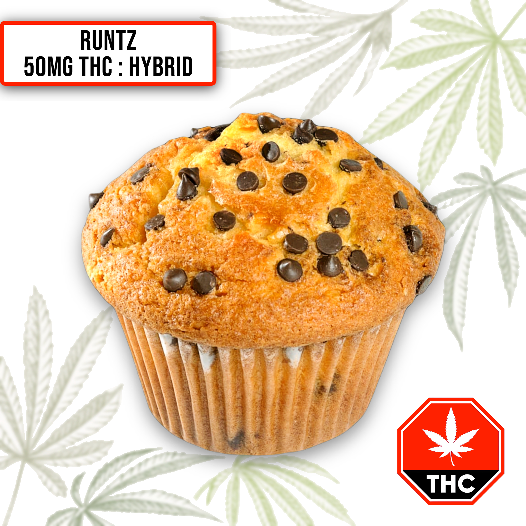 Runtz Hybrid Cannabis Muffin (50Mg THC)