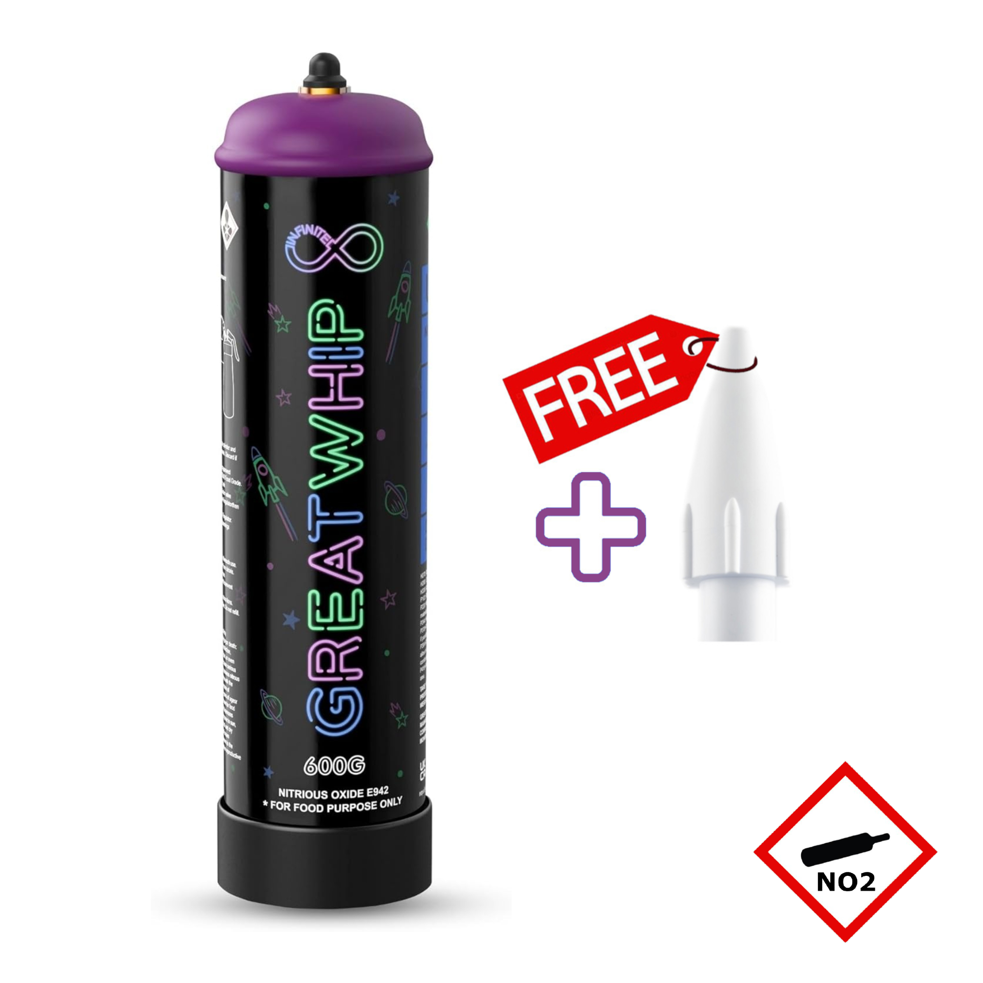 Great Whip Nitrous Oxide 600g