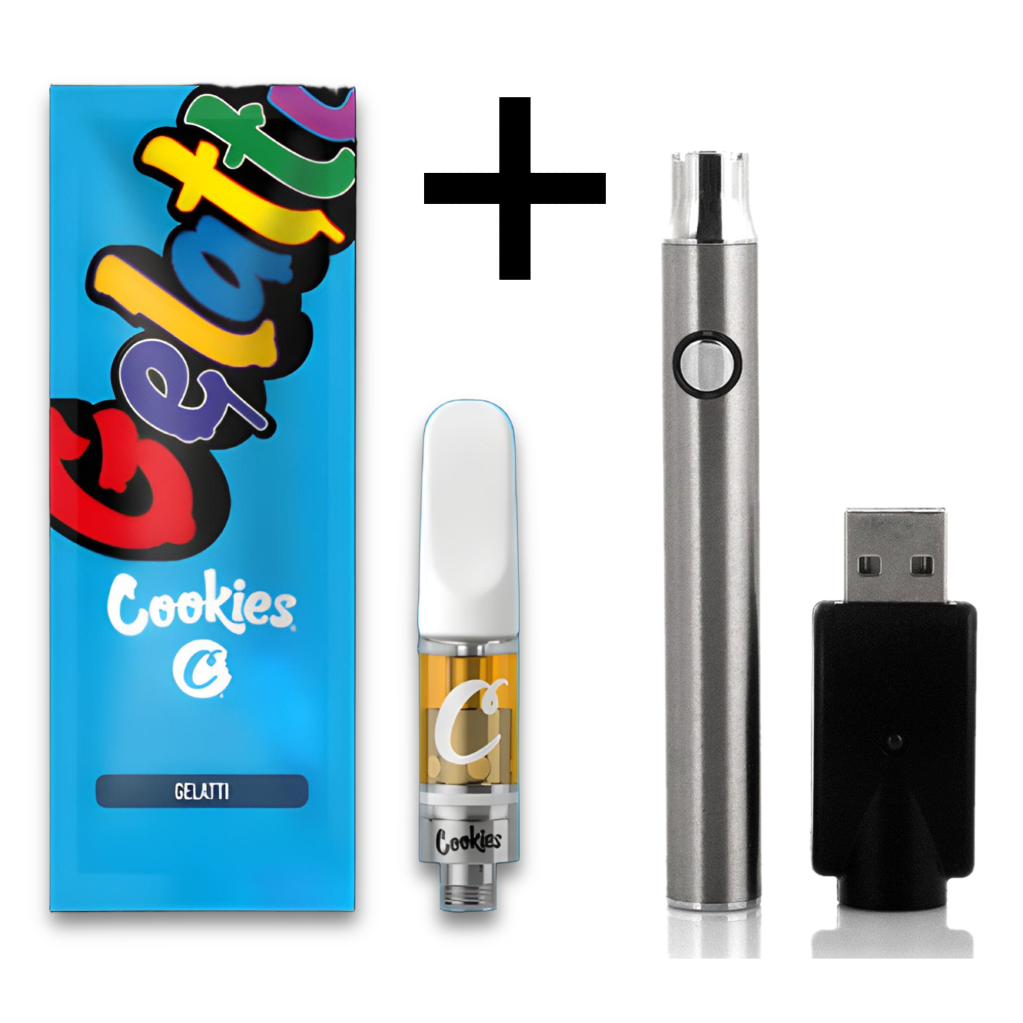 Vape Battery + Cartridge Bundle