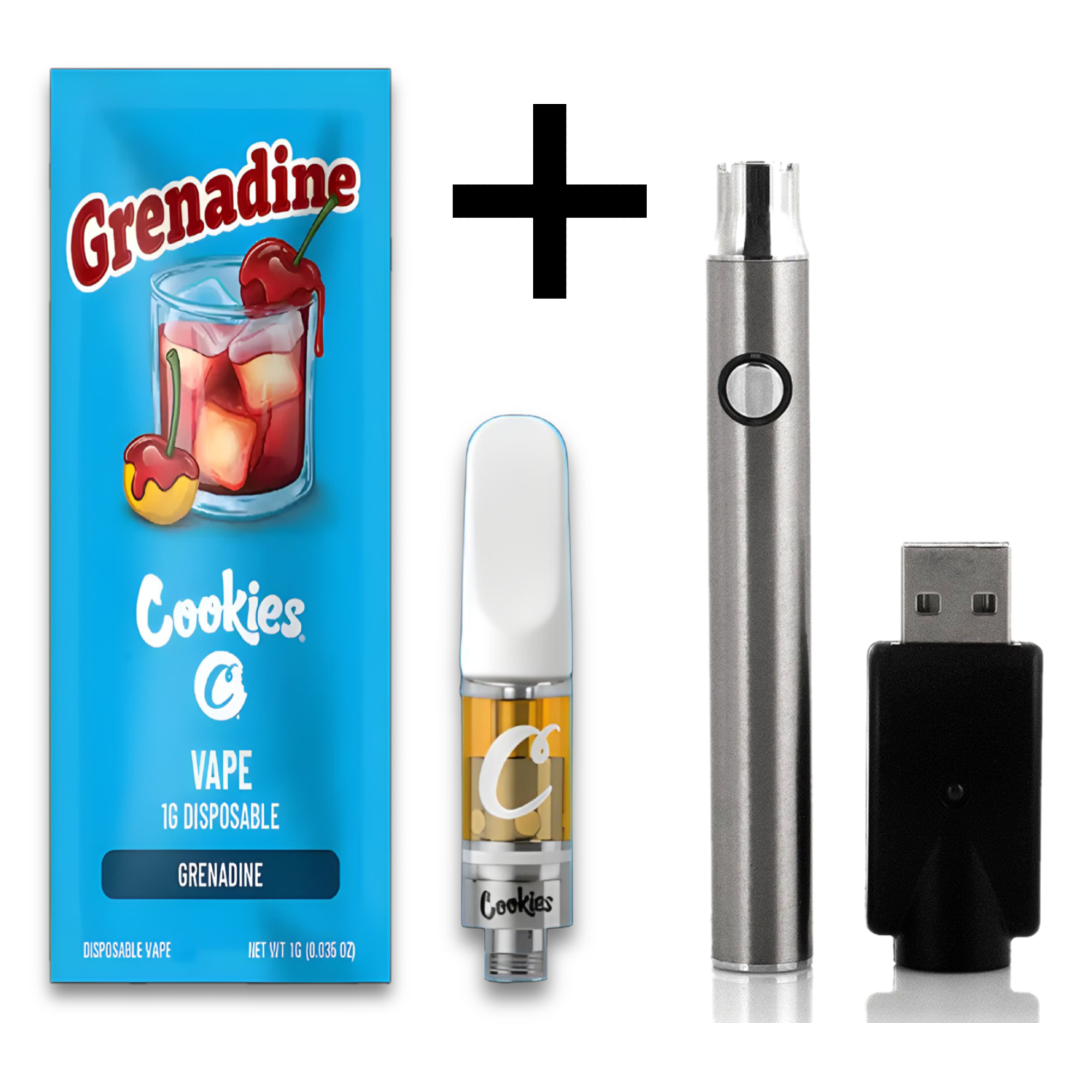 Vape Battery + Cartridge Bundle