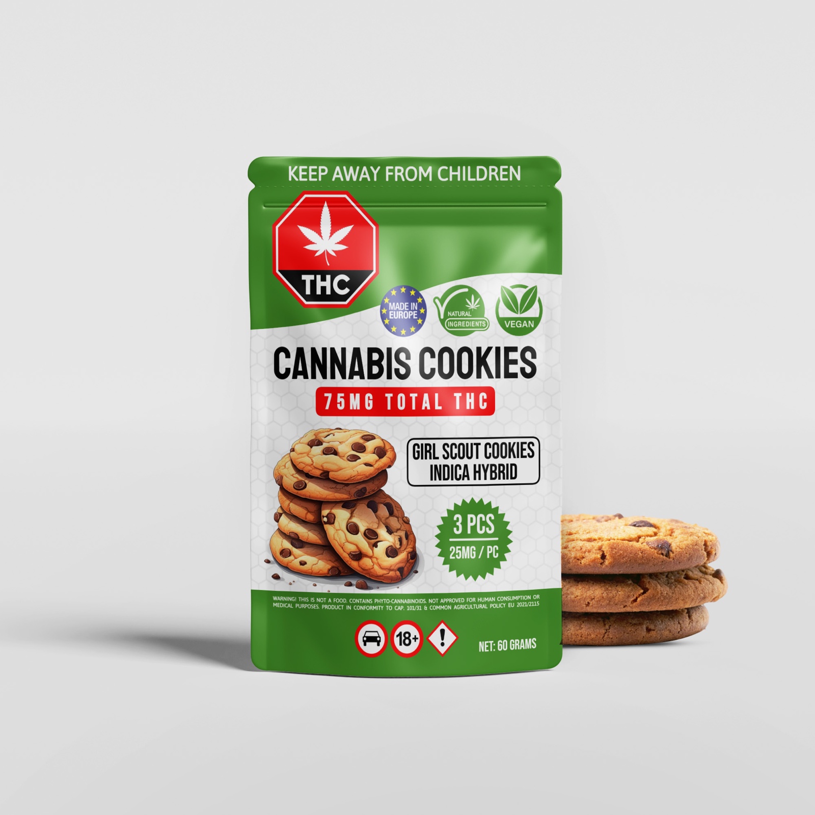 Girl Scout Cookies (75Mg THC / 3PCS)