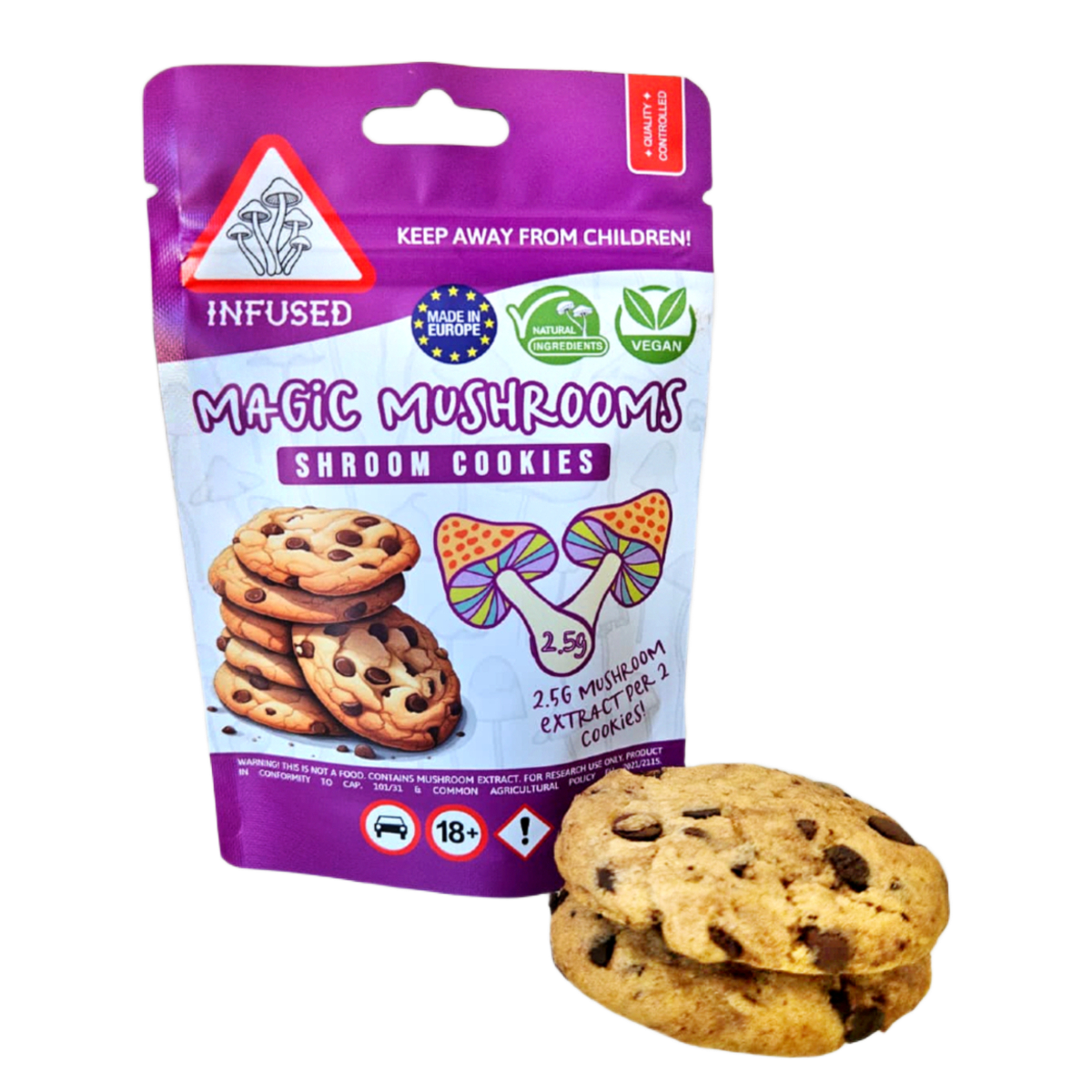 Magic Mushrooms Cookies (2Pcs / 2.5g)