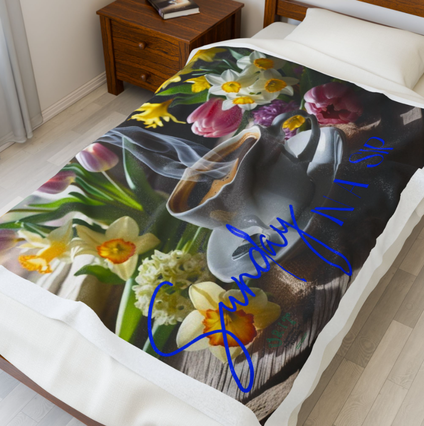 Spring Blossoms 2025 Plush Blanket