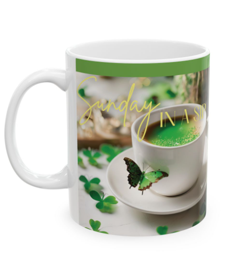 Sunday in a sip - St. Patrick's Day 2025 mug