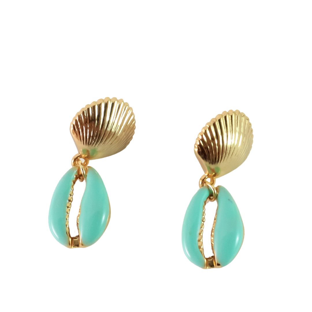 Brinco Búzios verde