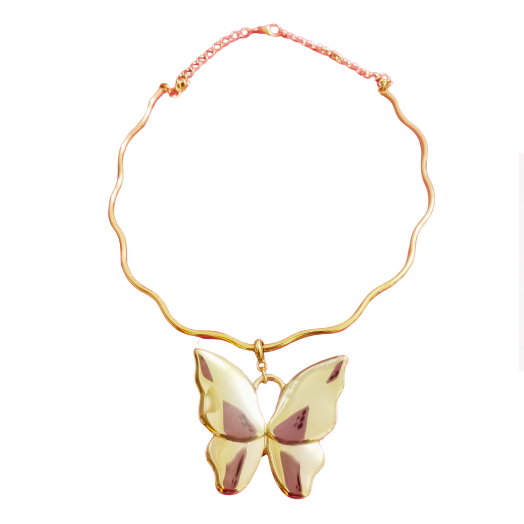 Colar Butterfly Dourada
