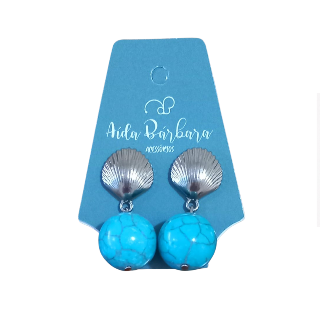 Brinco Bold Turquesa