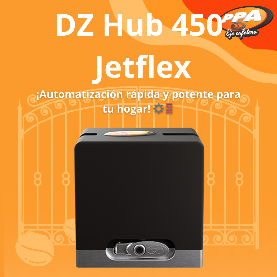 Motor Rápido PPA DZ Hub 450 Jetflex Para Puerta Corrediza