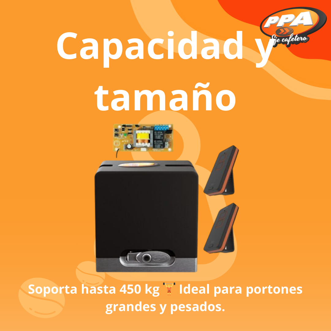 Motor Rápido PPA DZ Hub 450 Jetflex Para Puerta Corrediza 