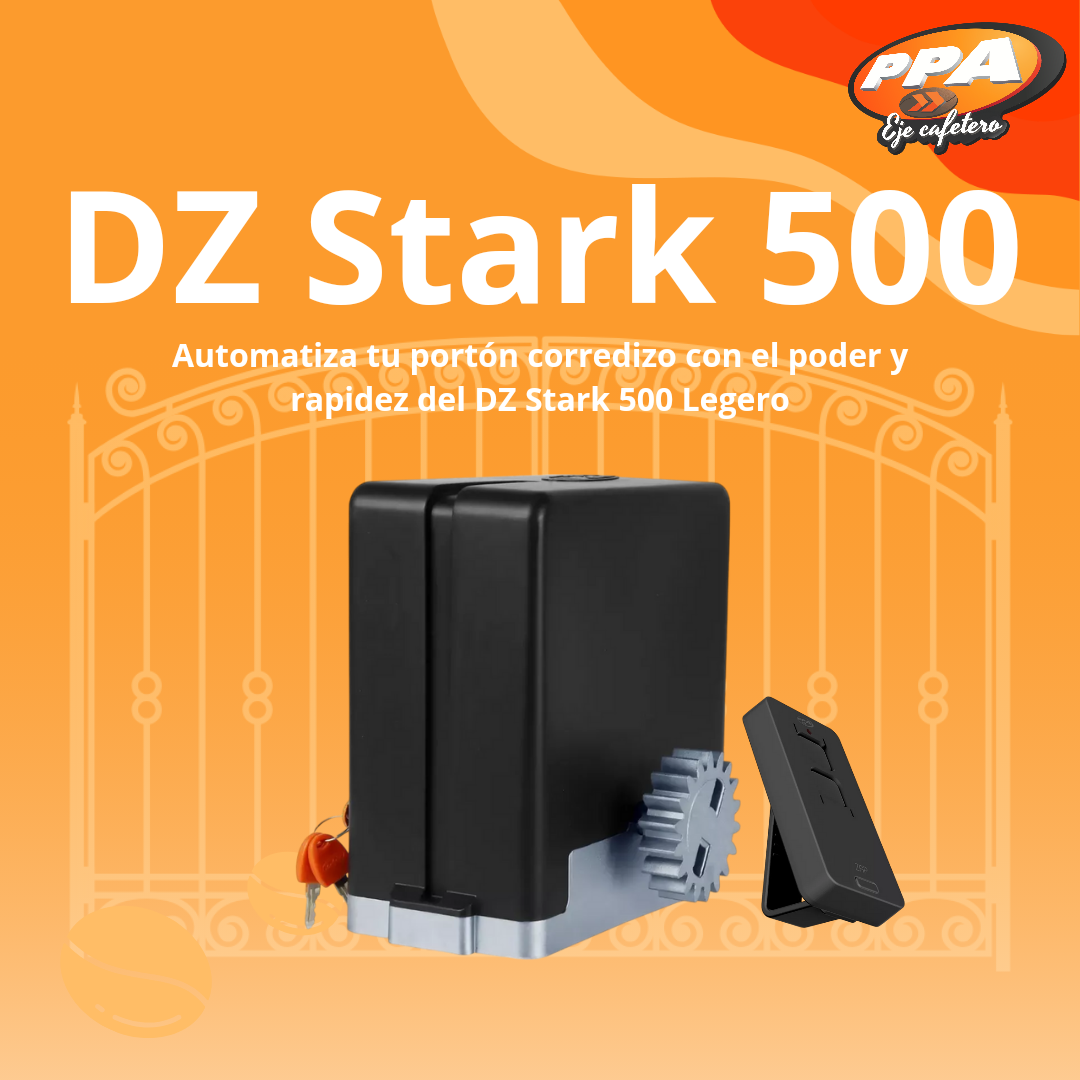 Motor Rápido PPA DZ Stark 500 Legero Para Puerta Corrediza Residencial