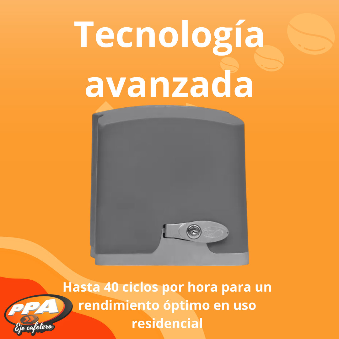 Motor PPA DZ Rio 500 Monofásico Para Puerta Corrediza Hasta 500 Kg