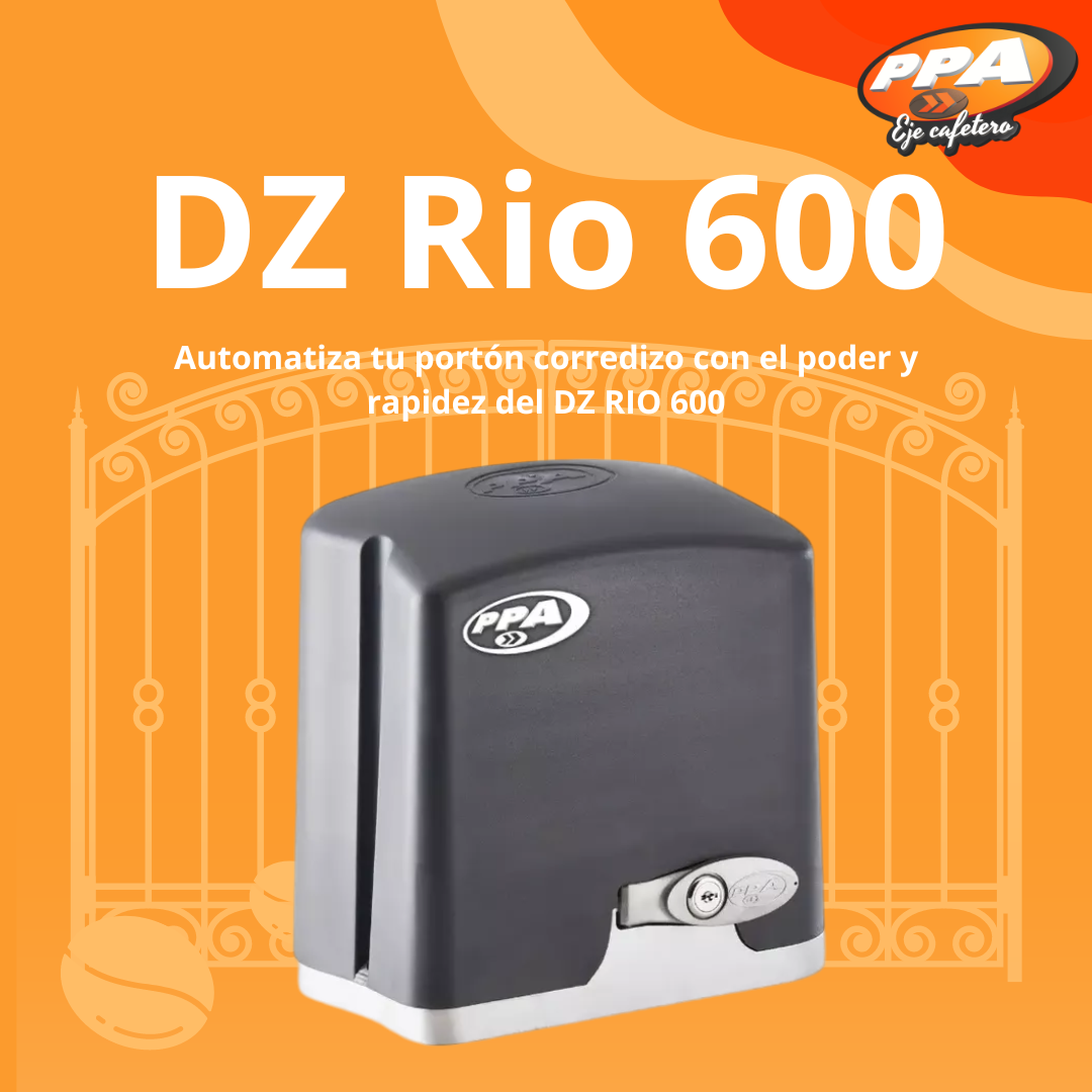 Motor Rápido Para Puerta Corrediza Dz Rio 600 Jetflex PPA Hasta 600 Kg