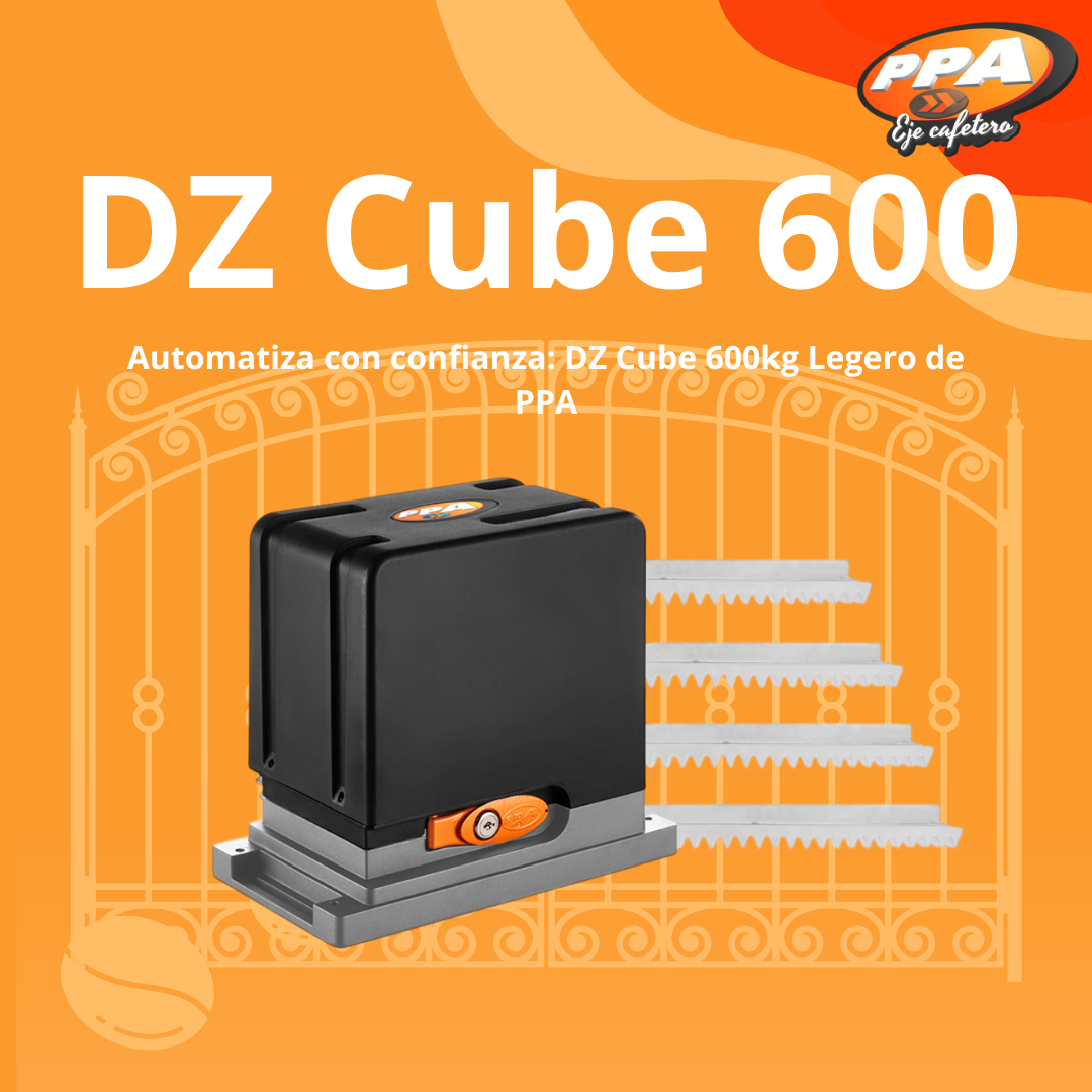 Motor Rápido Para Puerta Corrediza DZ Cube 600kg Legero PPA Residencial
