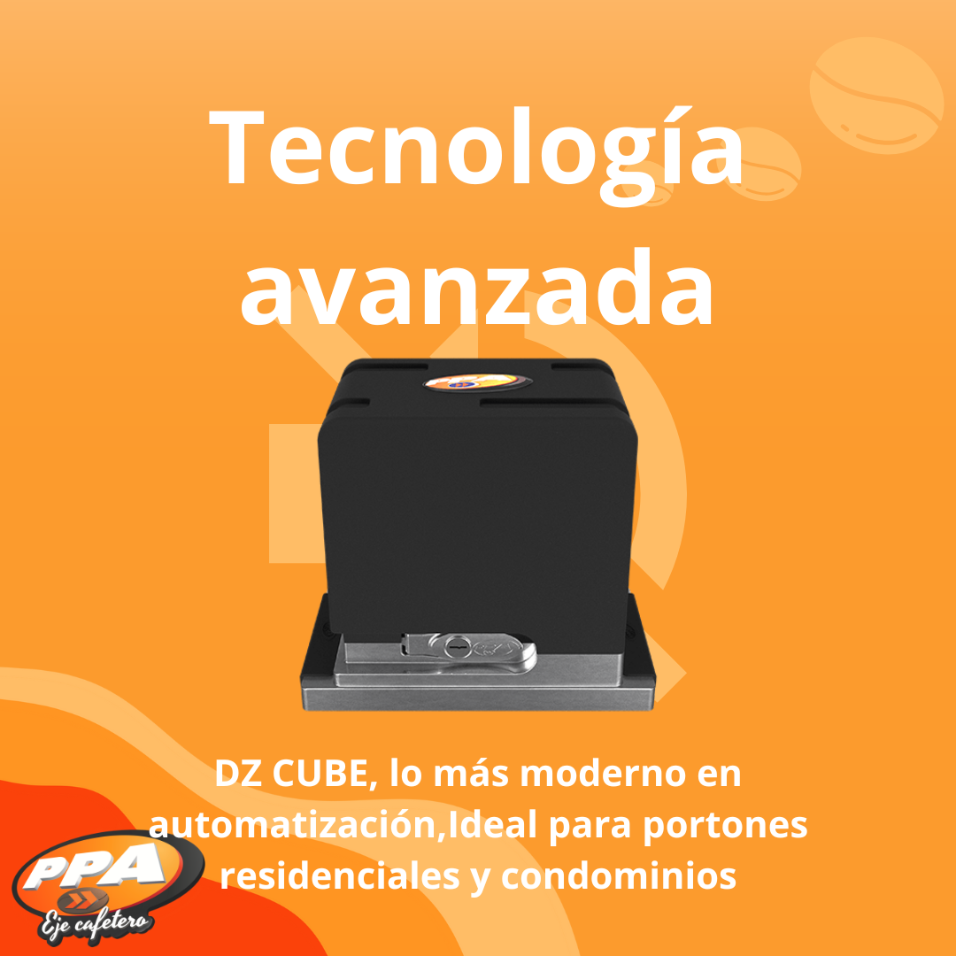 Motor Automático Para Puerta Corrediza DZ Cube 550kg PPA Residencial