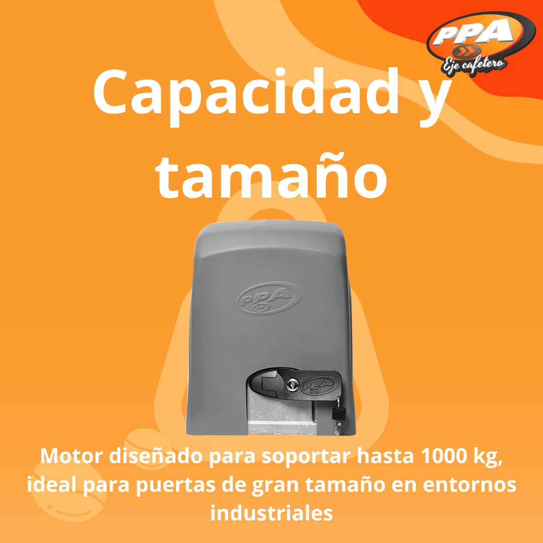 Motor Para Puerta Corrediza Industrial PPA DZ Fort SP 1000kg Análogo