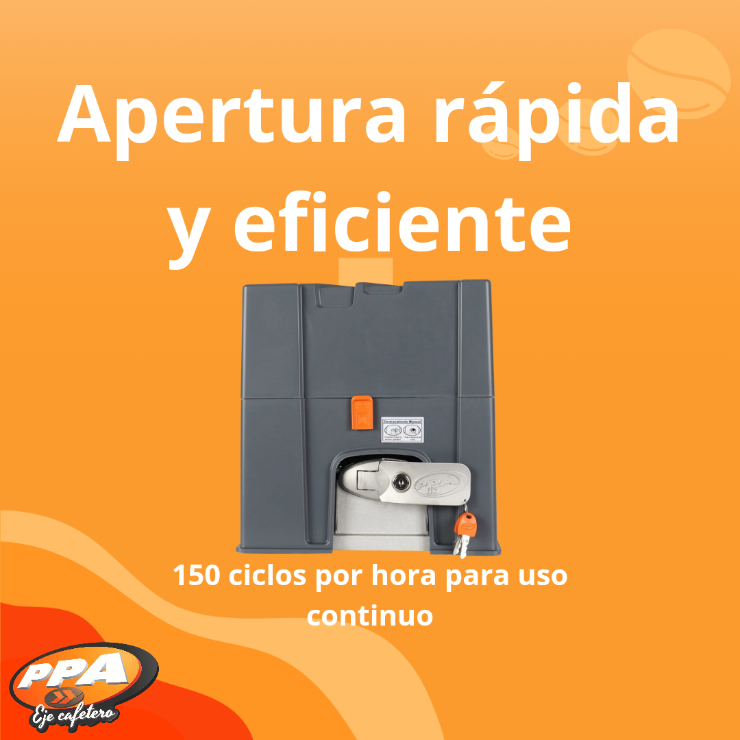 Motor Rápido Para Puerta Corrediza Industrial PPA DZ JetFlex 1500kg Bifásico