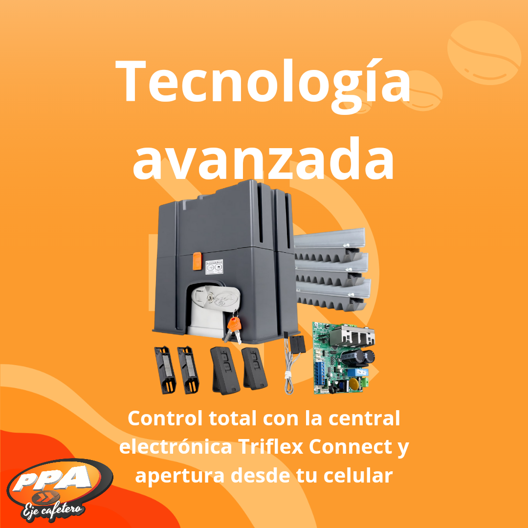 Motor Rápido Para Puerta Corrediza Industrial PPA DZ JetFlex 1500kg Bifásico