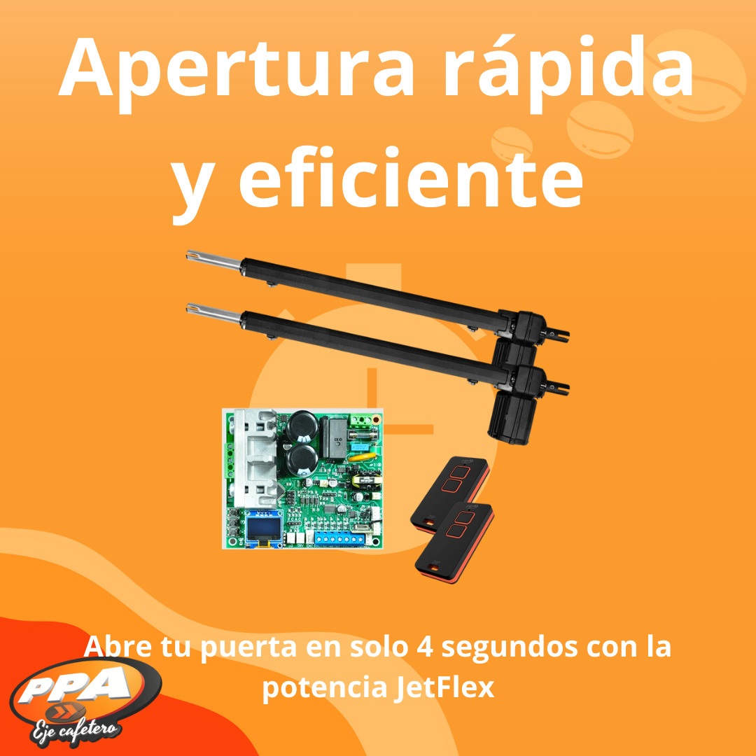 Motor PPA Pivo SK Super Análogo para Puerta Batiente 125kg Doble Hoja