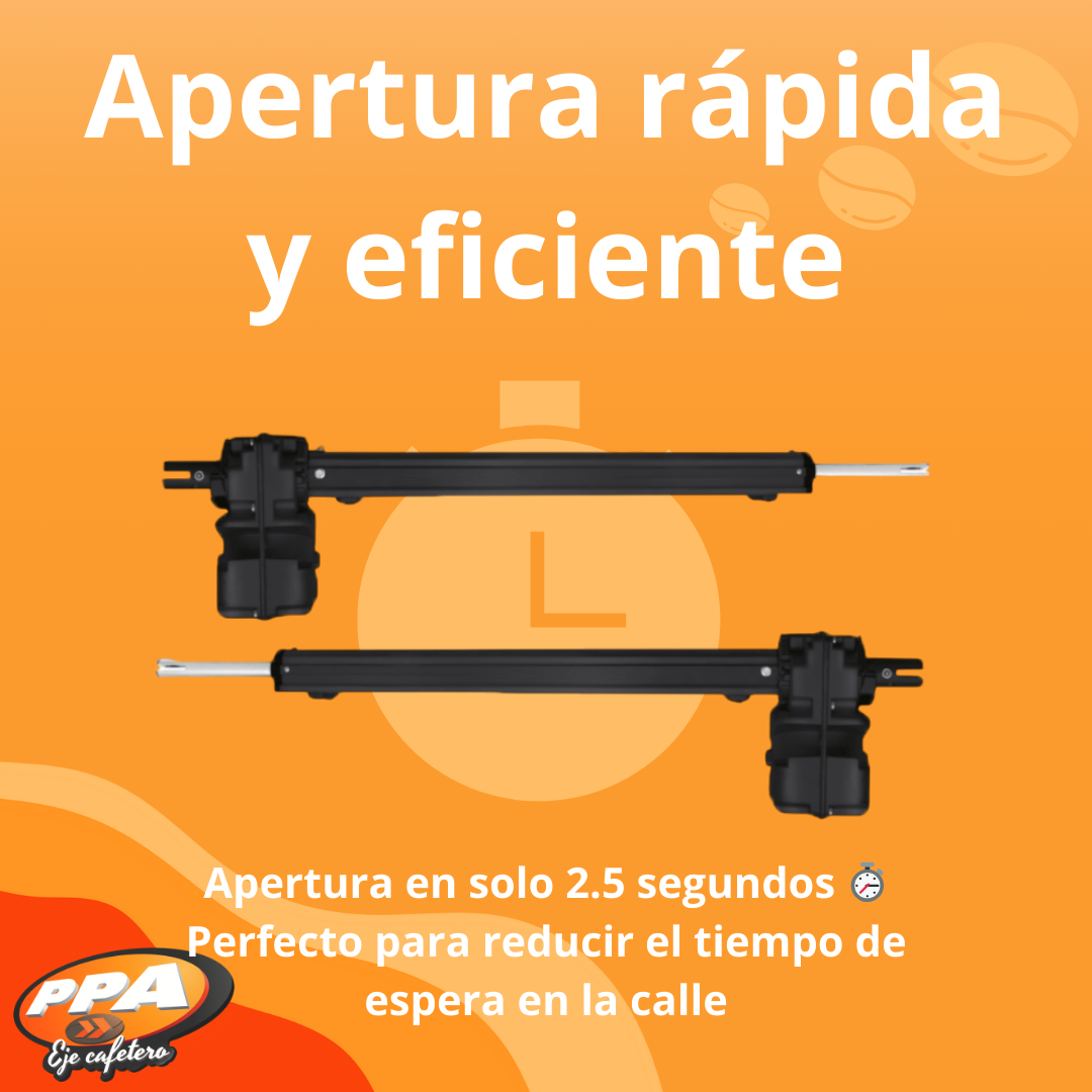 Motor PPA Pivo Home Standard JetFlex para Puerta Batiente Doble Hoja 125kg