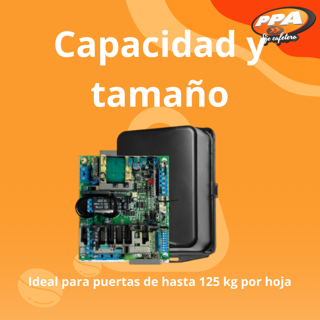 Motor PPA Pivo Home Standard JetFlex para Puerta Batiente Doble Hoja 125kg