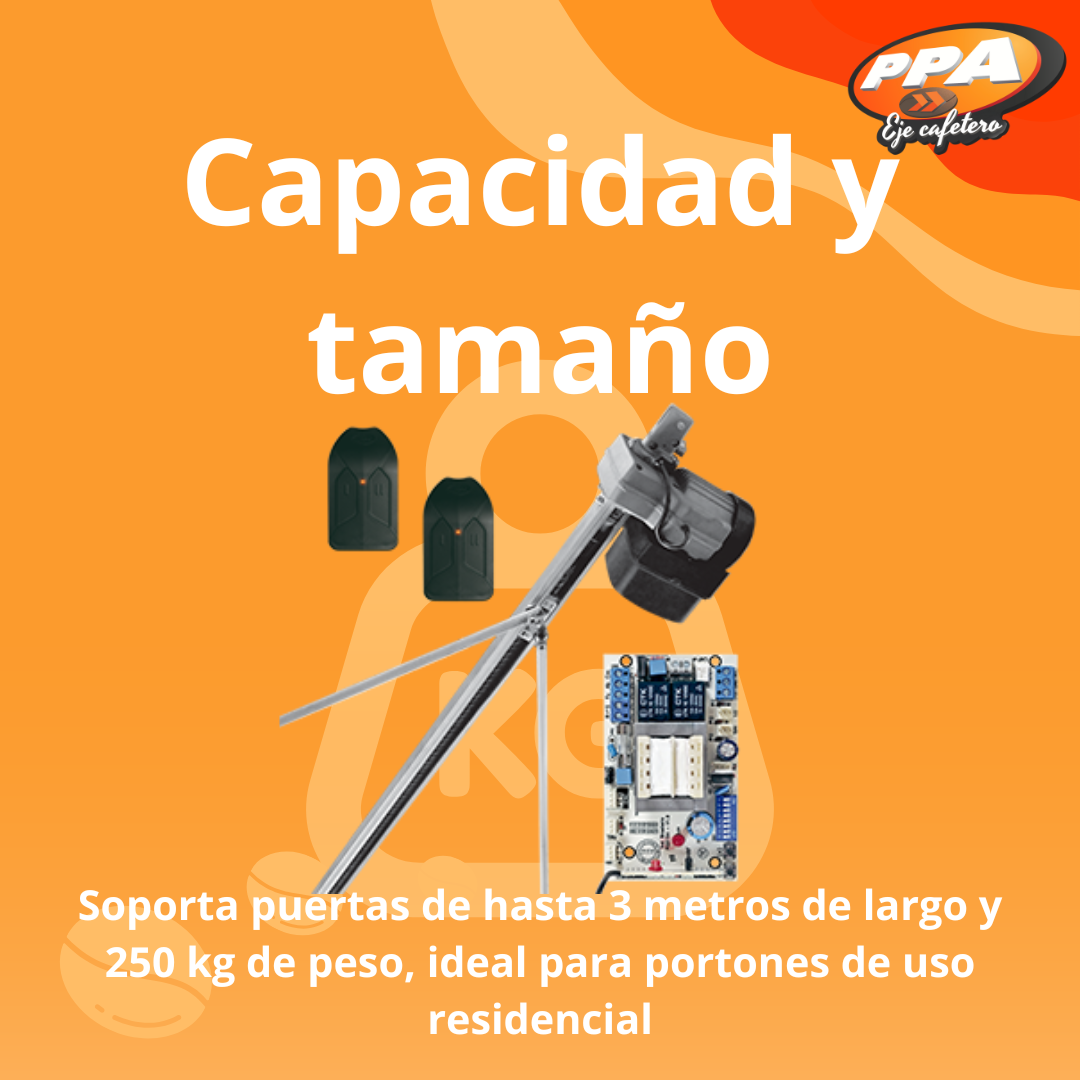 Motor PPA Pivo Avion Digital para Puerta batiente 2m 250kg