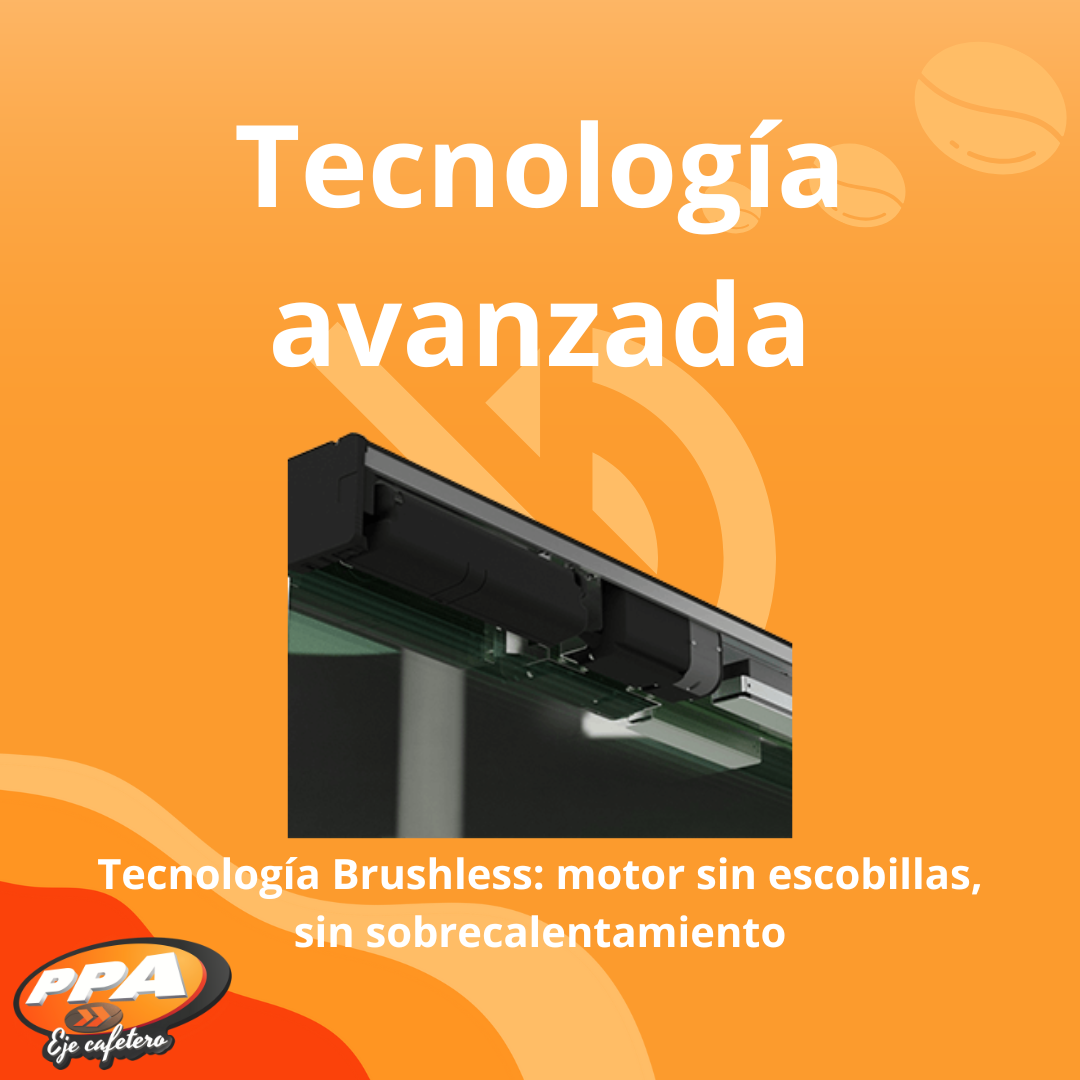 Motor Para Puerta Social Corrediza Tore Brushless 4m Alta Tecnología