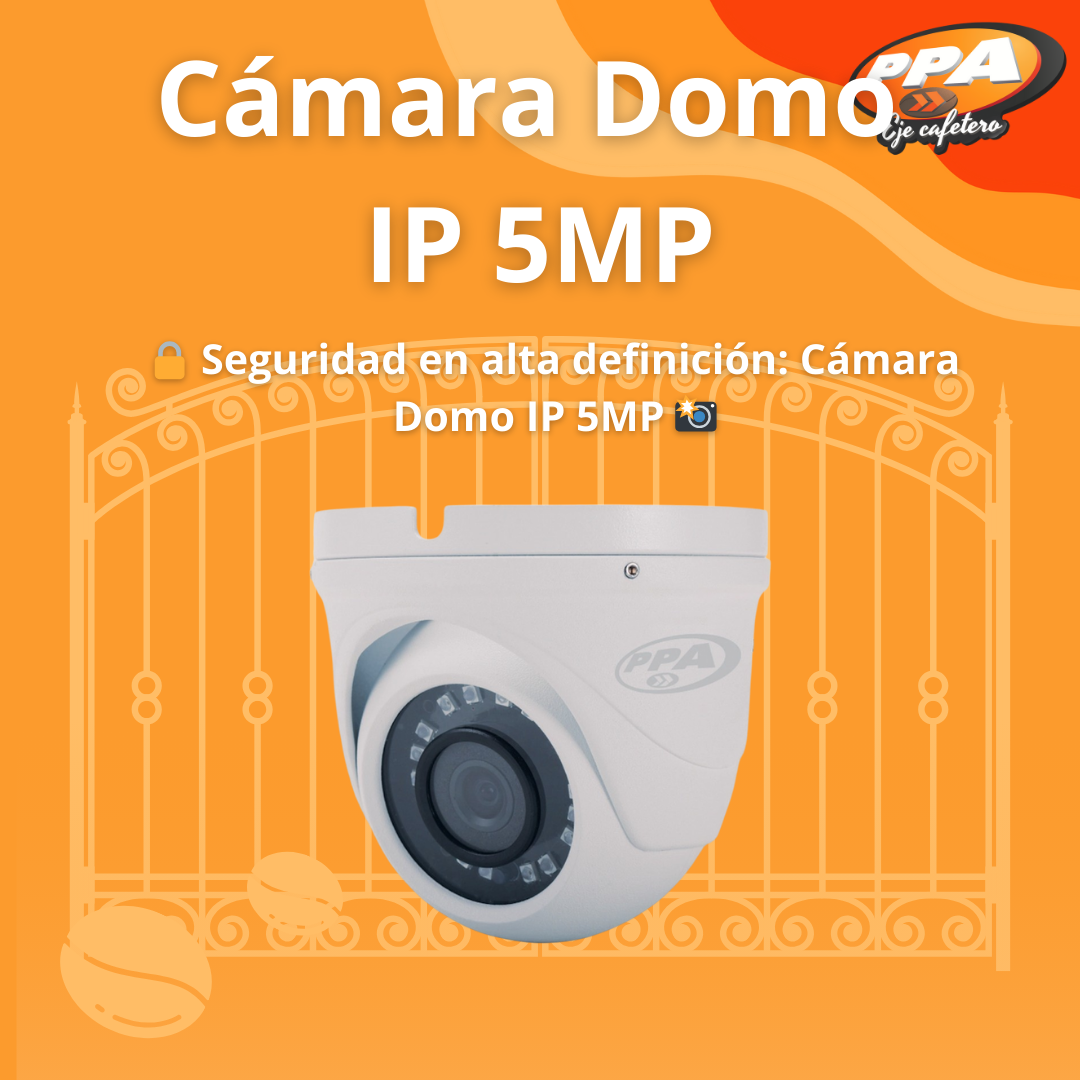 Cámara Domo IP 4MP RTMP Serie 3 - Vigilancia 2K Día y Noche