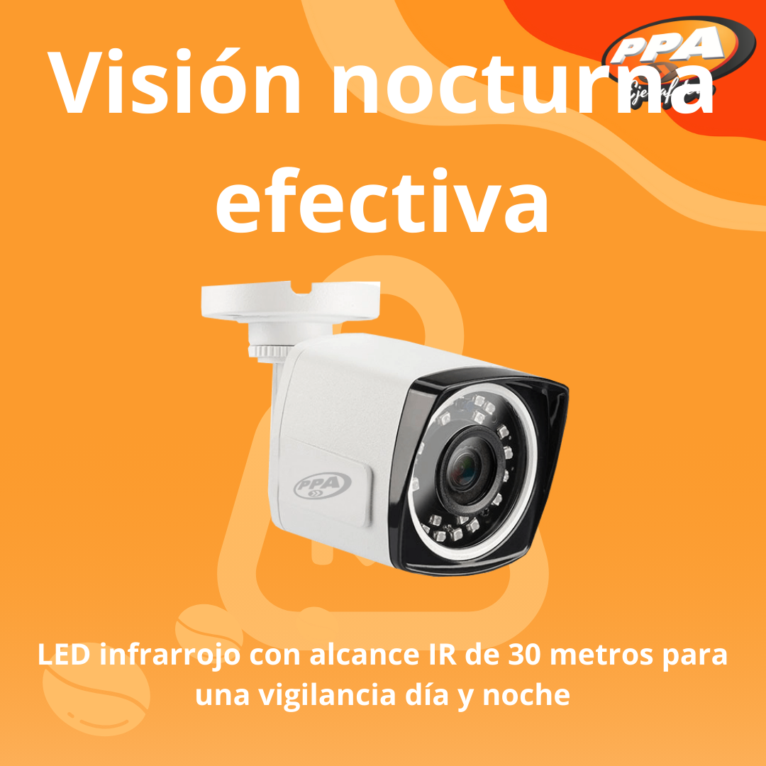 Cámara Tipo Bala PPA 2MP - FULL HD, Lente 2.8mm, Sensor 1/3, IP67