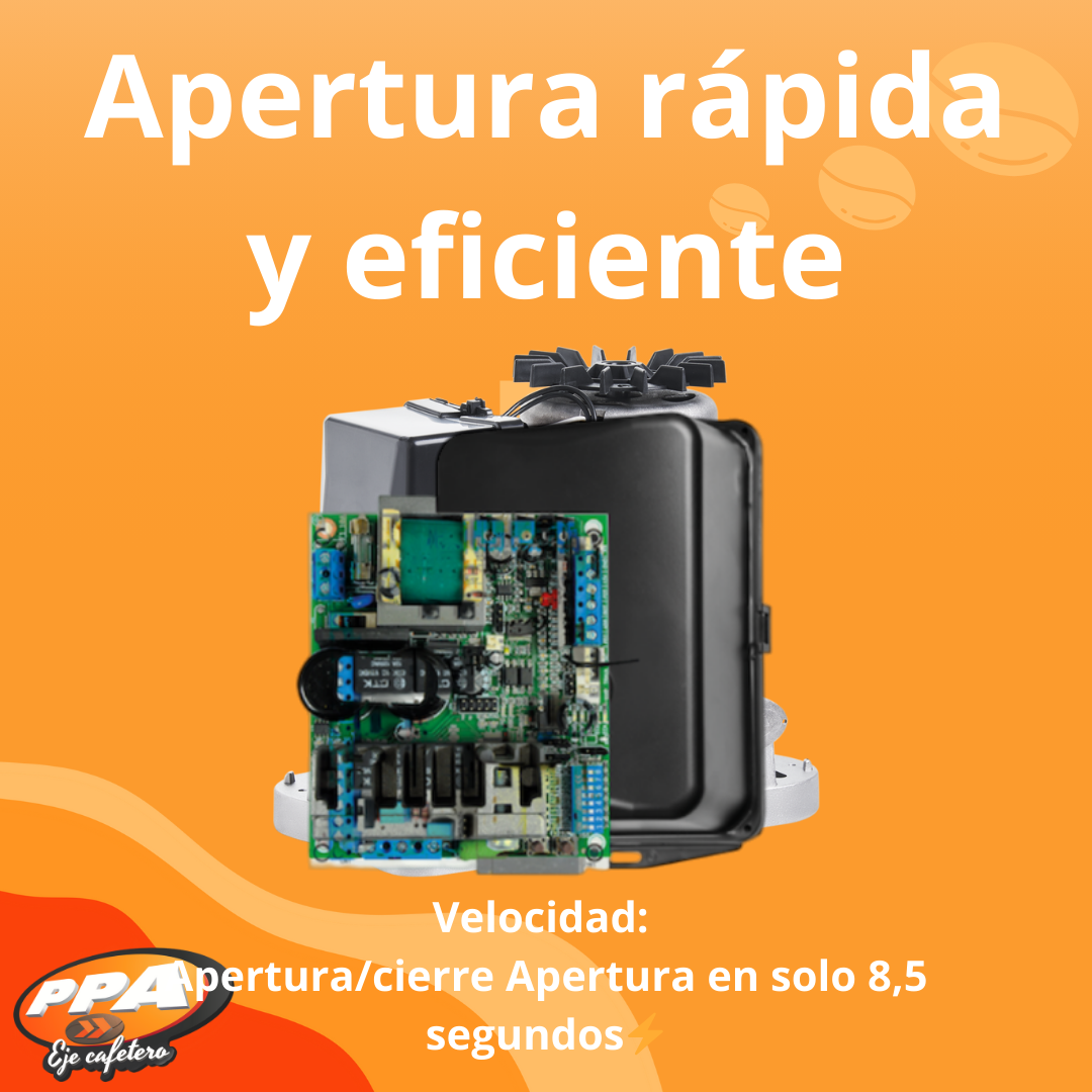 Motor Para Puerta Abatible PPA Pivo Home Standard 125kg Doble Hoja