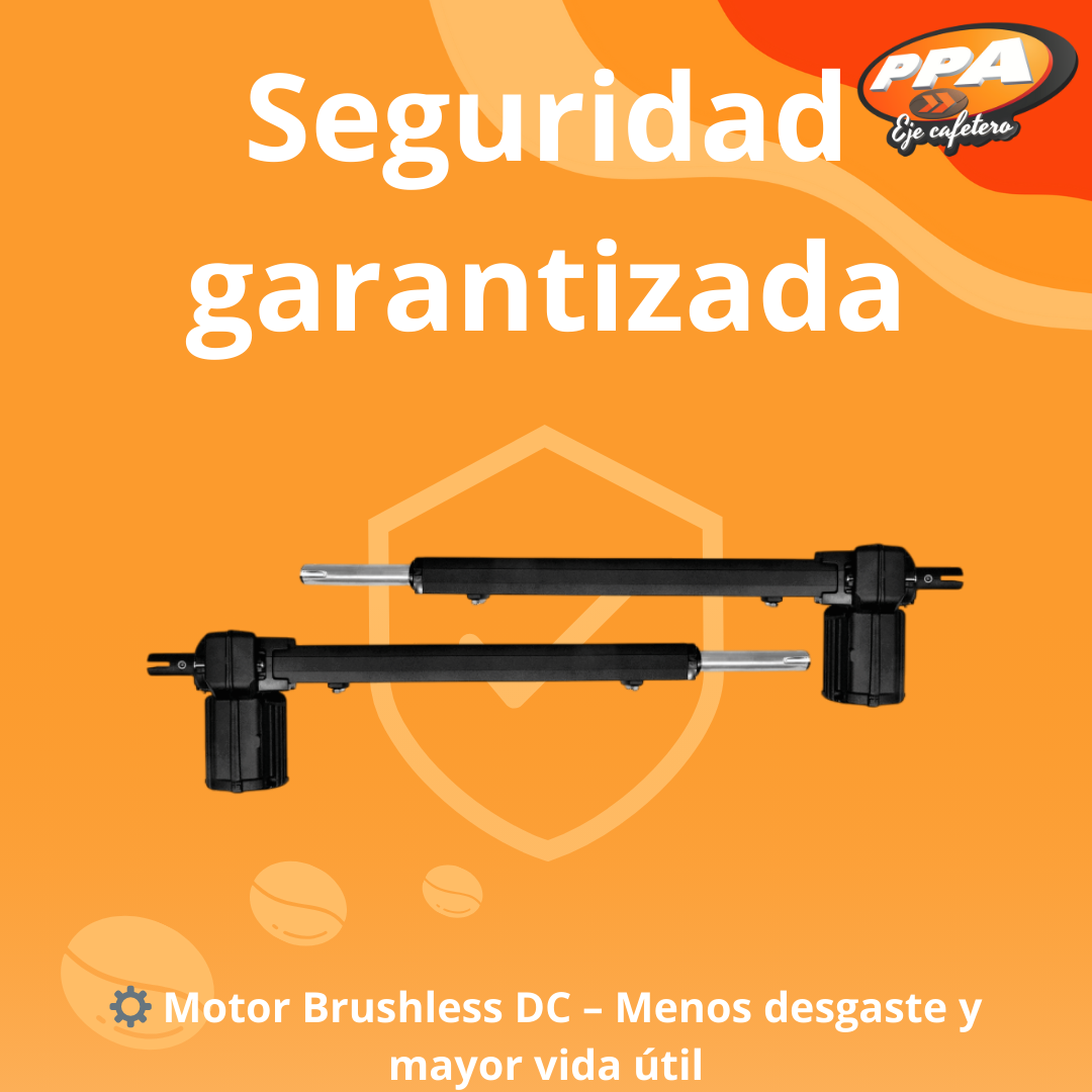 Motor PPA Pivo Condominium Standard JetFlex Brushless – Puerta Batiente doble hoja 350kg (2,5m)