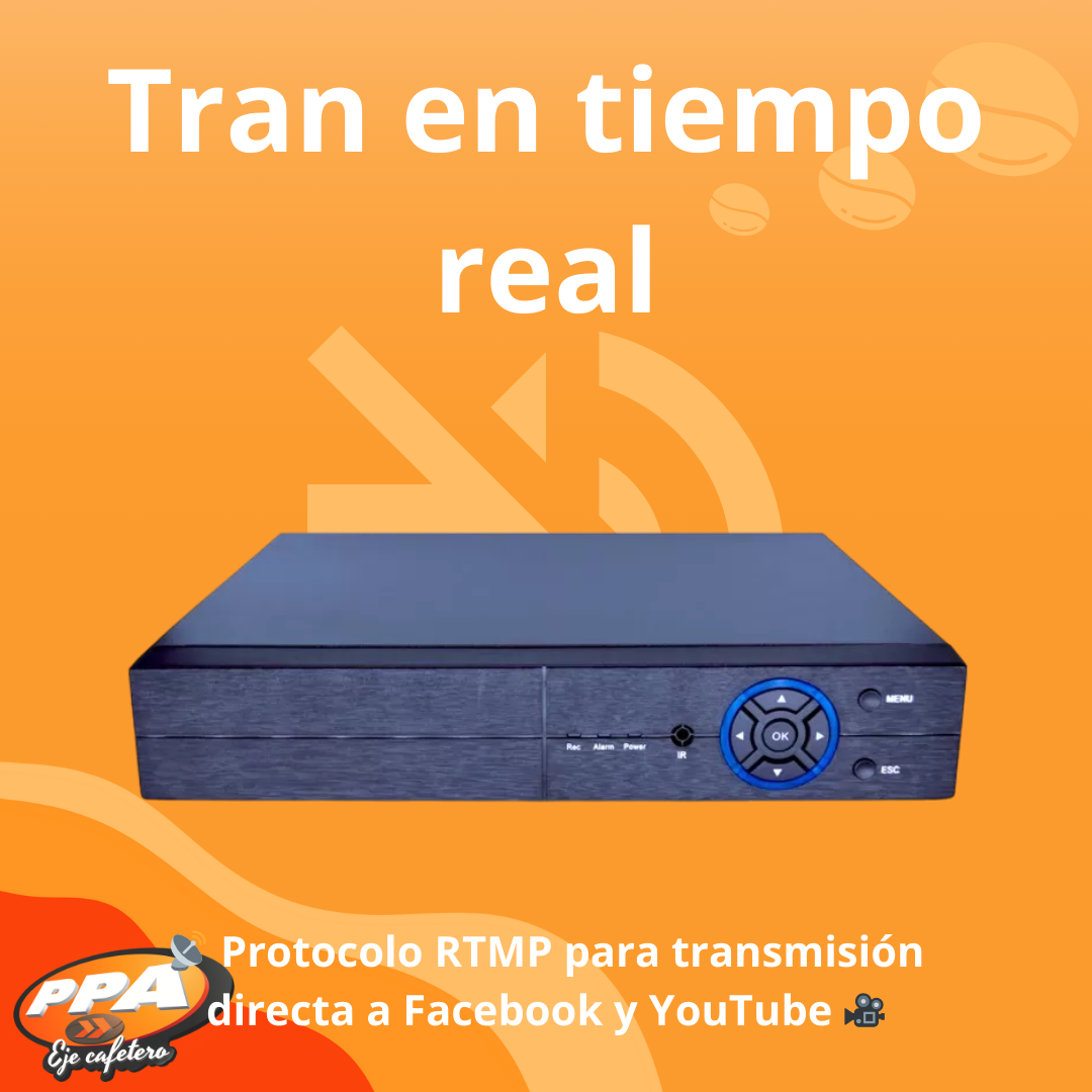 XVR PPA 8 Canales – HDMI, VGA, IP, Pentahíbrido, Detección Facial