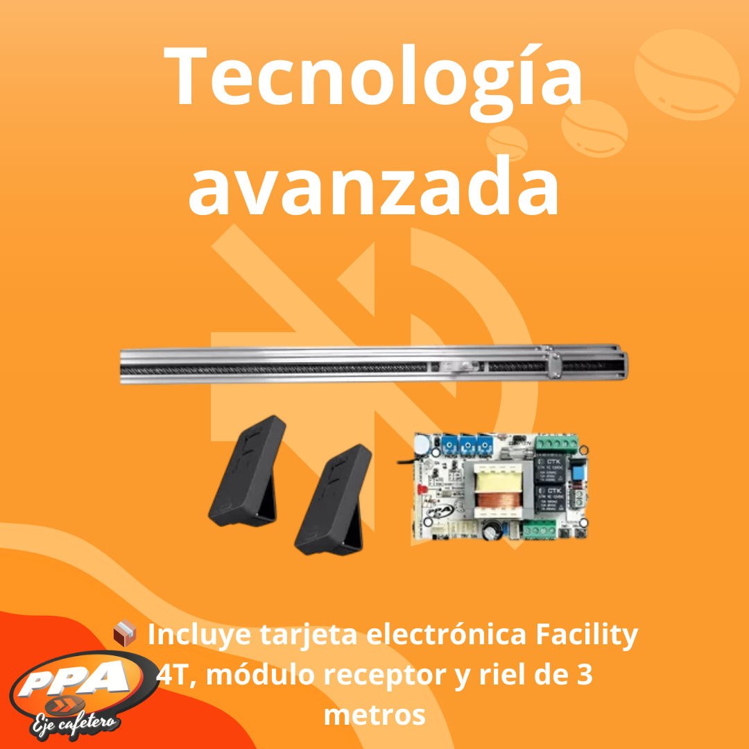 Motor PPA DF Predial Análogo – Puerta Corrediza 400kg, 127V, Uso Residencial