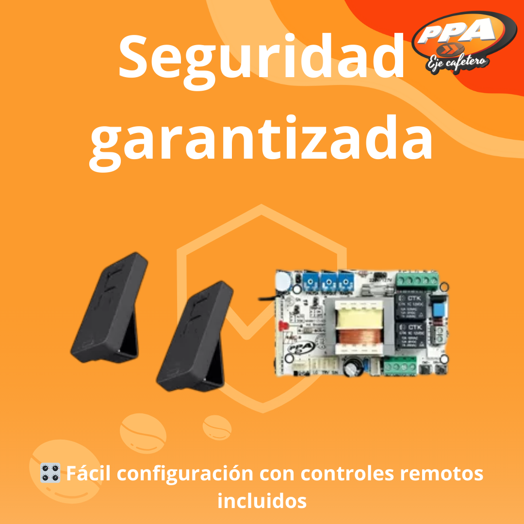 Motor PPA DF Predial Análogo – Puerta Corrediza 400kg, 127V, Uso Residencial