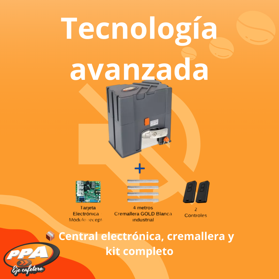 Motor PPA DZ 1300 IND JetFlex – Puerta Corrediza Industrial, 1400kg, 127/220V, Trifásico