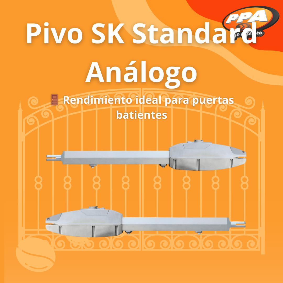 Motor para Puerta Batiente Pivo SK Standard Análogo 125kg PPA – Uso Residencial