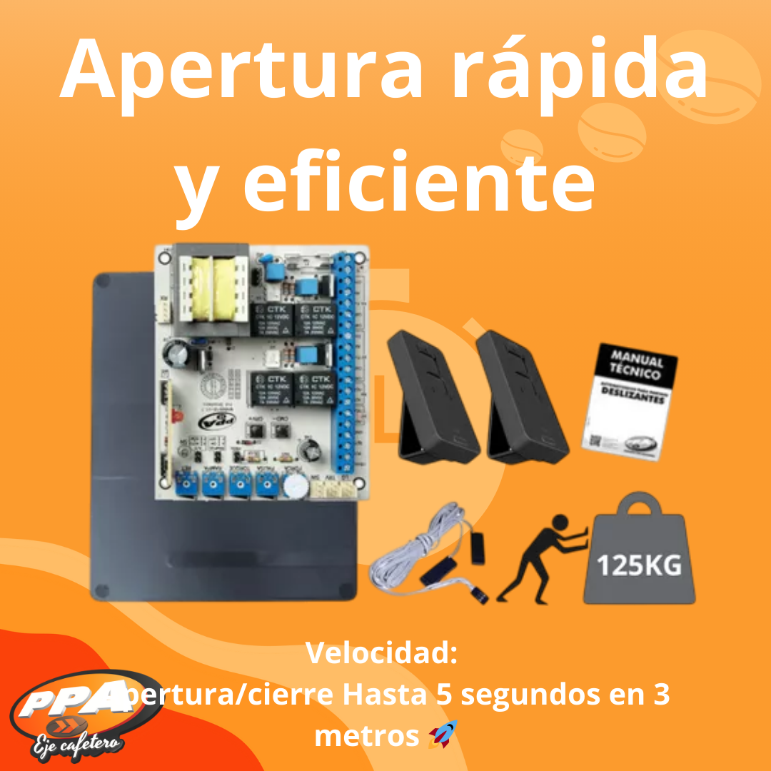 Motor para Puerta Batiente Pivo SK Standard Análogo 125kg PPA – Uso Residencial