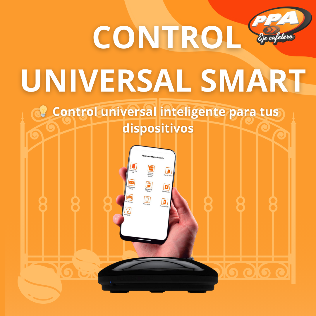 Control Universal Inteligente PPA ON – Wi-Fi, IR 360°, Compatible con App