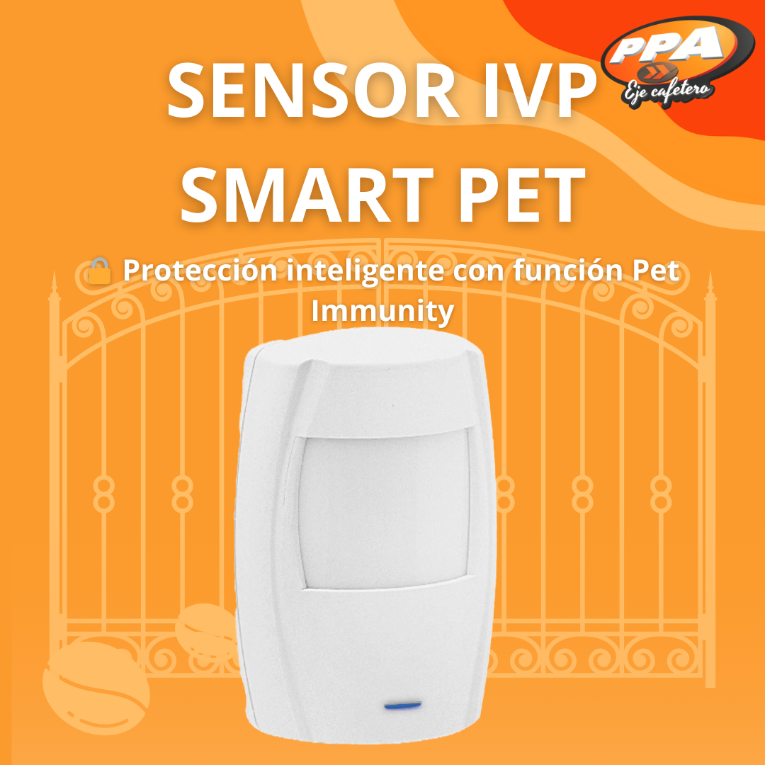 Sensor IVP de Movimiento Smart Solid – PIR Doble Elemento, Relé de Estado Sólido