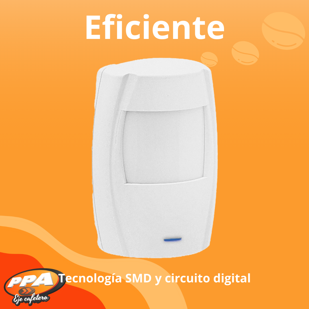 Sensor IVP de Movimiento Smart Solid – PIR Doble Elemento, Relé de Estado Sólido