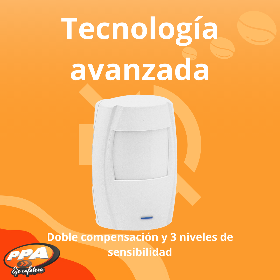 Sensor IVP de Movimiento Smart Solid – PIR Doble Elemento, Relé de Estado Sólido