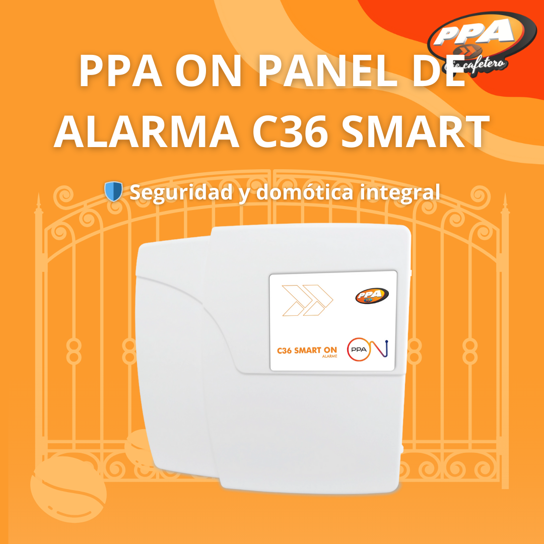 Kit de Alarma PPA C36 Inalámbrica WiFi – Control Remoto, Sensores y Sirena