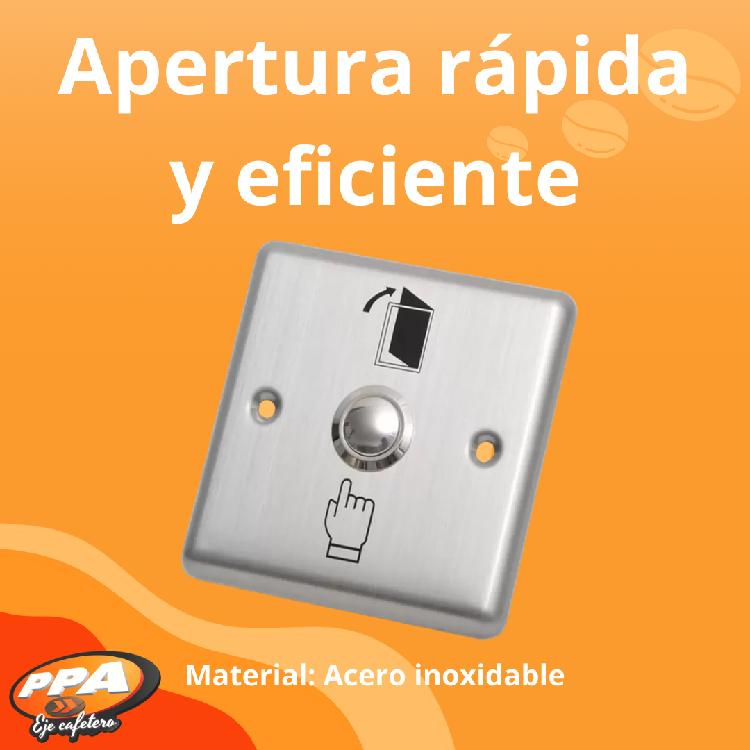 Botón PPA CX-4503 – Acero Inoxidable, Contacto N.A