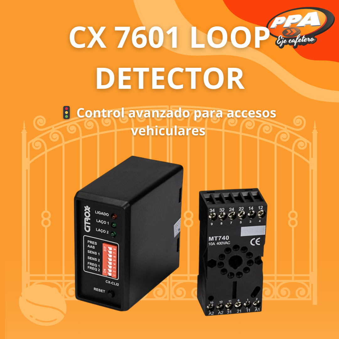 Loop Detector PPA CX-7601 – 1 Lazo, 220V, Monitoreo de Falla